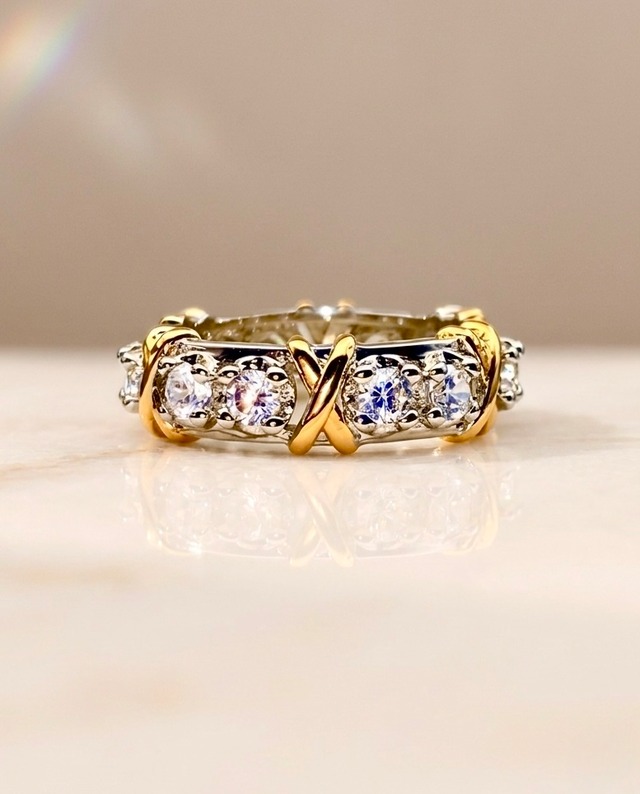 《豊かなご縁が広がる》連縁 / LIEN CROISÉ RING［A542］