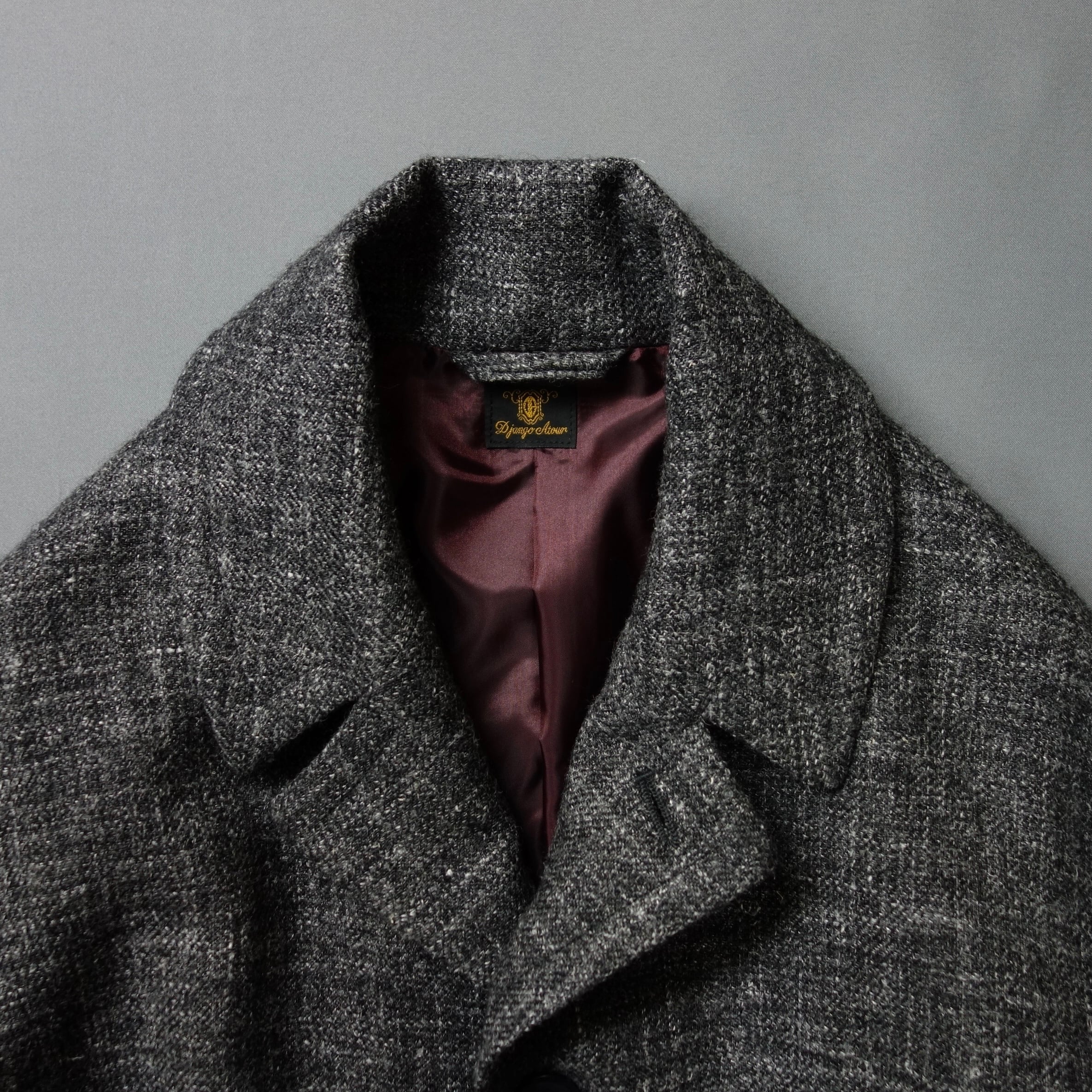 supérieur shetlandwoollinen dustercoat / shetlandgrey