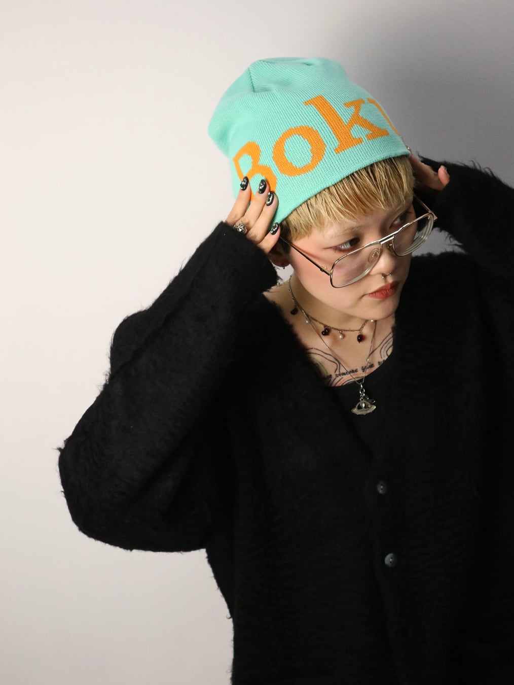 BOKU HA TANOSII ／ BOKU LOGO コットンビーニー 