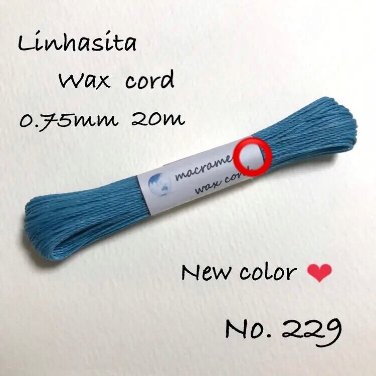 セール価格：【0.5mm】Linhasita社製ワックスコード 0.5mm 25m 全41色セット | La Terre
