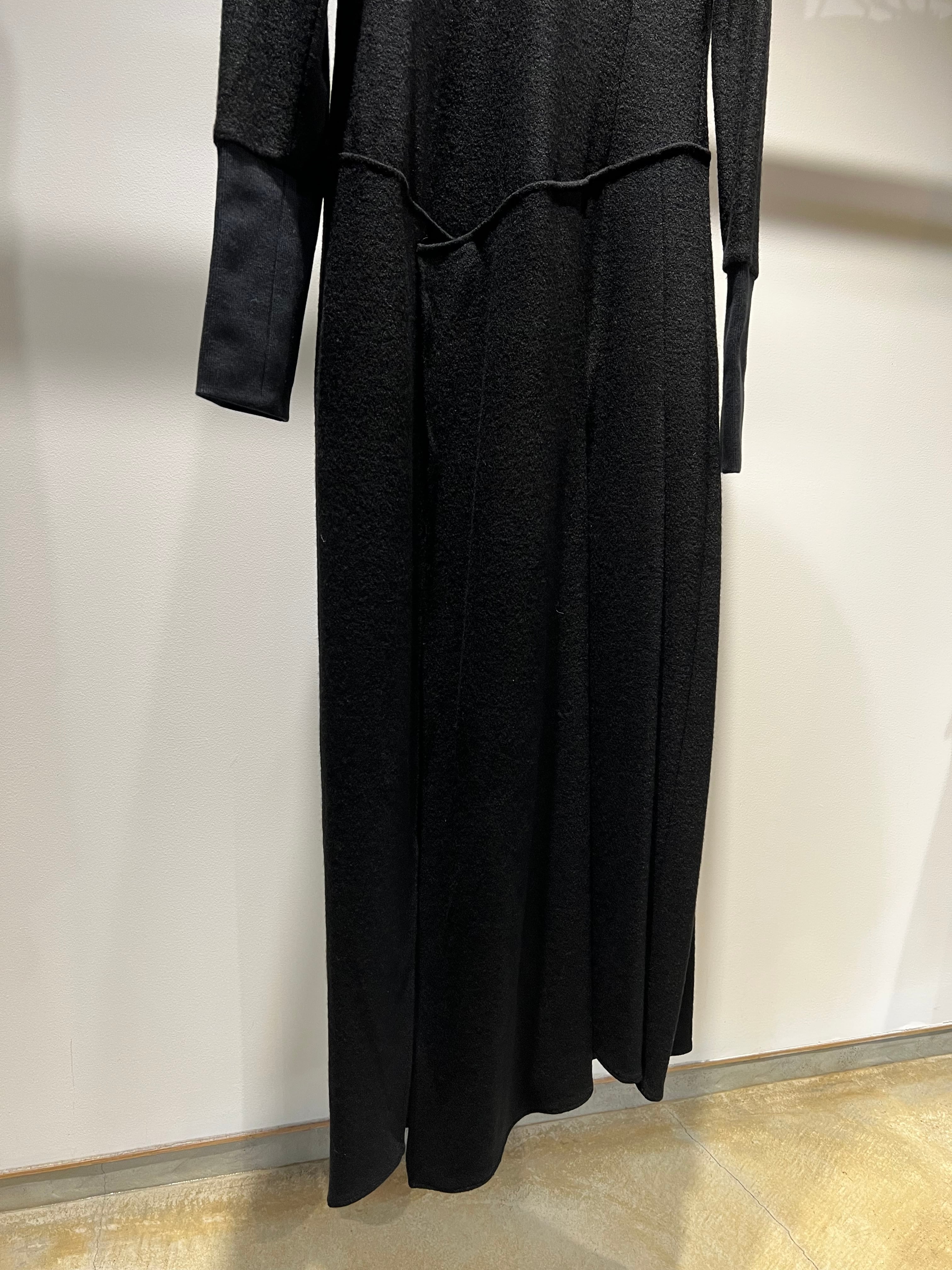 23AW】EBONY エボニー / Wool Wrap dress- 