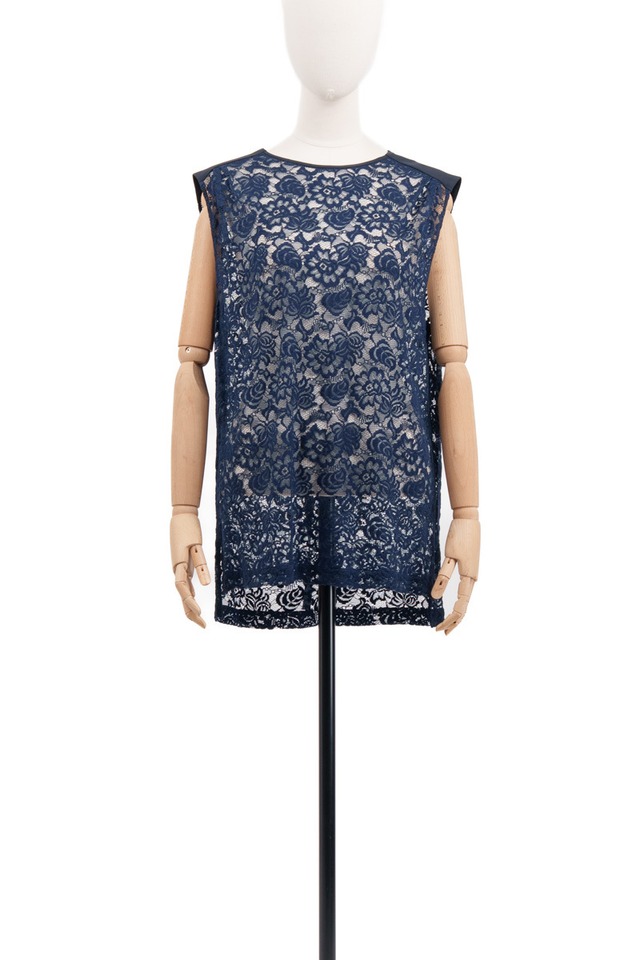 LACED N/S TOP / BLU
