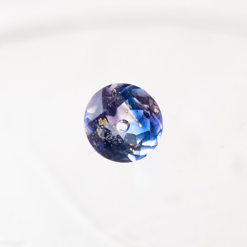 ラウンド　6mm　#295【硝子の宝石】箔入