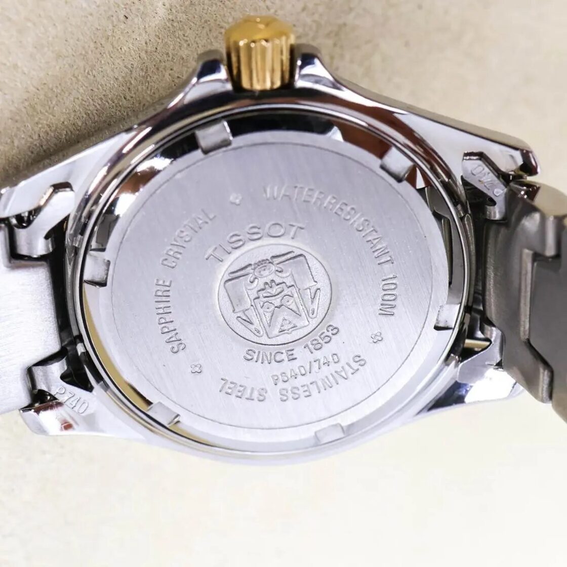 ◇美品 稼働 TISSOT 腕時計 1853 PR100 デイト 新品電池 b | Pay ID