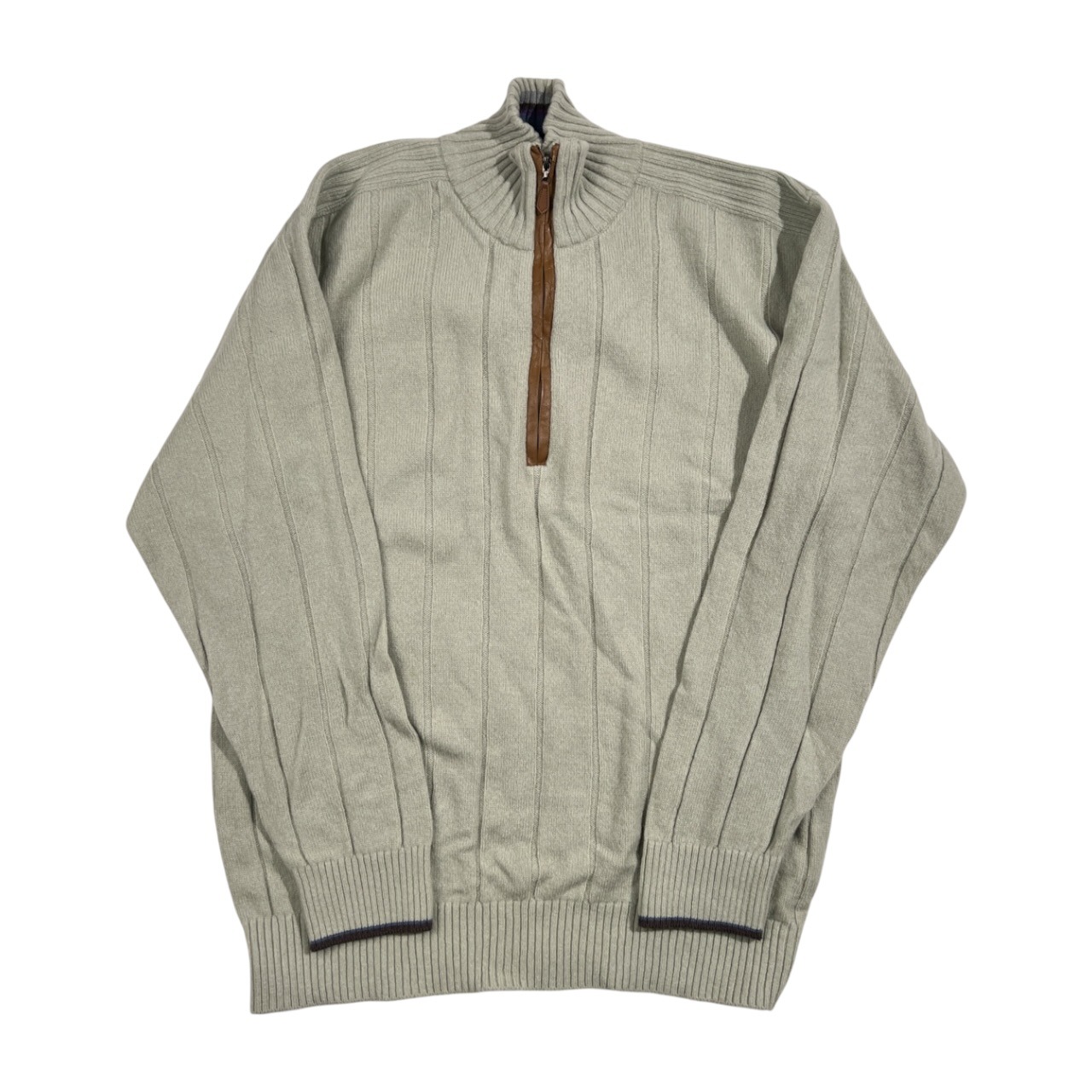 SIMPLE LIFE シンプルライフ ハーフジップ プルオーバー ニット セーター L/メンズ