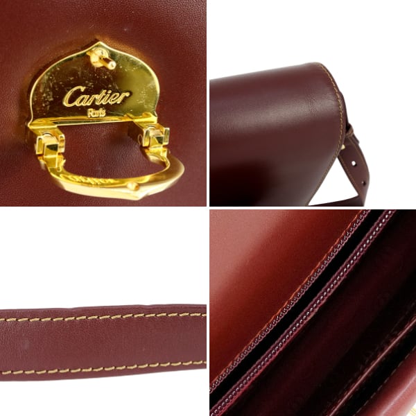 Used CARTIER カルティエ ショルダーバッグ マスト ドゥ カルティエ