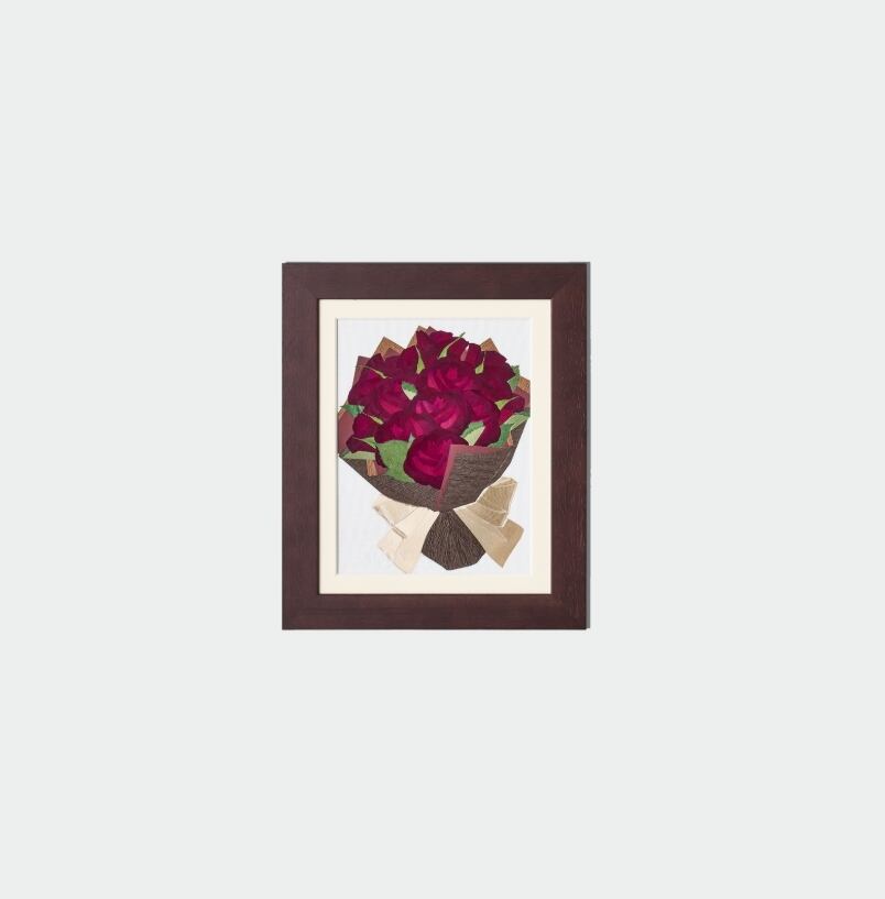 ウッドS マホガニー 『受注商品・押し花』【送料無料】