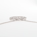 ダイヤモンド デザインネックレス K18(WG) / 0.990ct