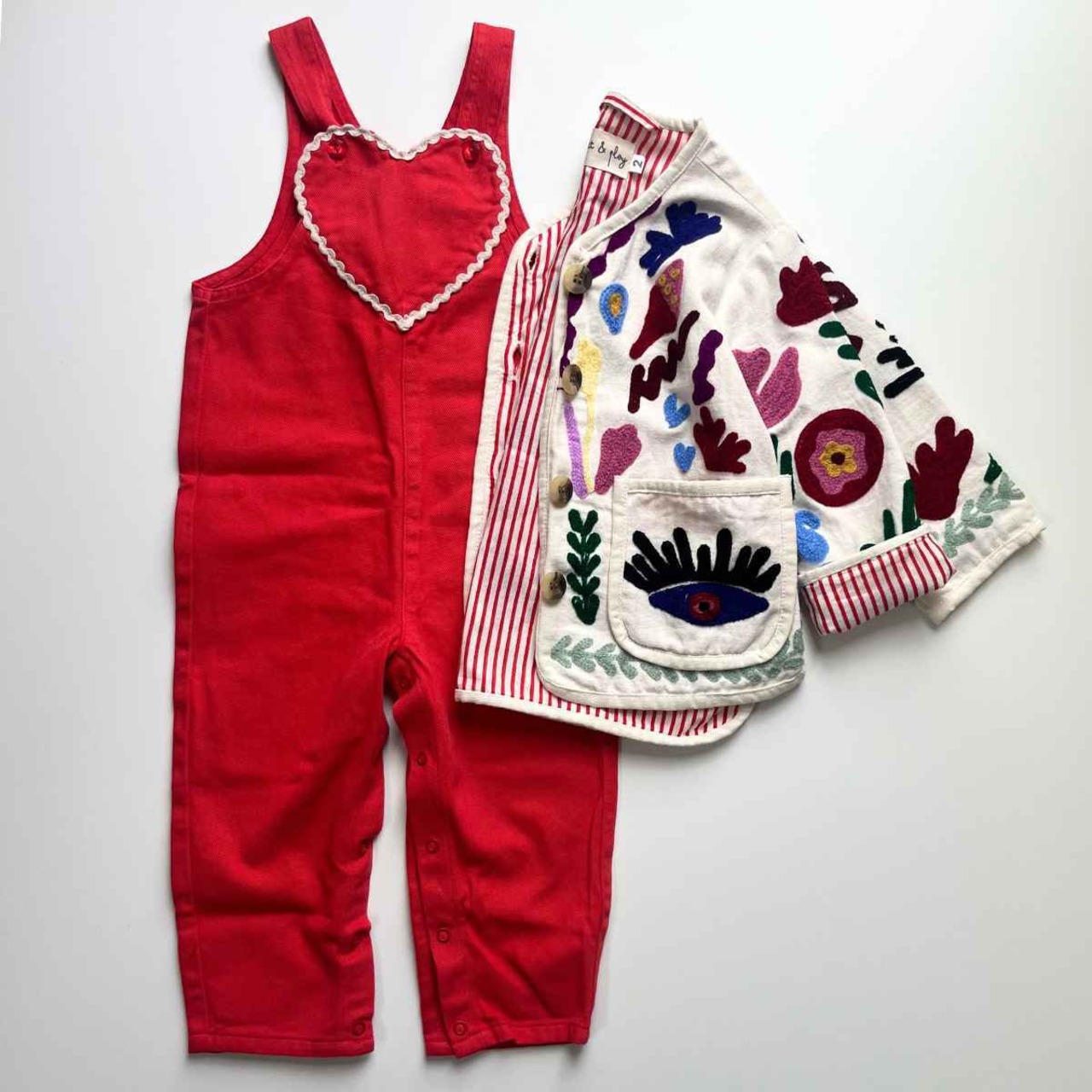 ＜BEBE ORGANIC＞ Maya Overall ハート オーバーオール - 8