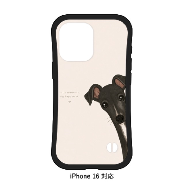 ≪ちらり≫iPhone16耐衝撃グリップケース043