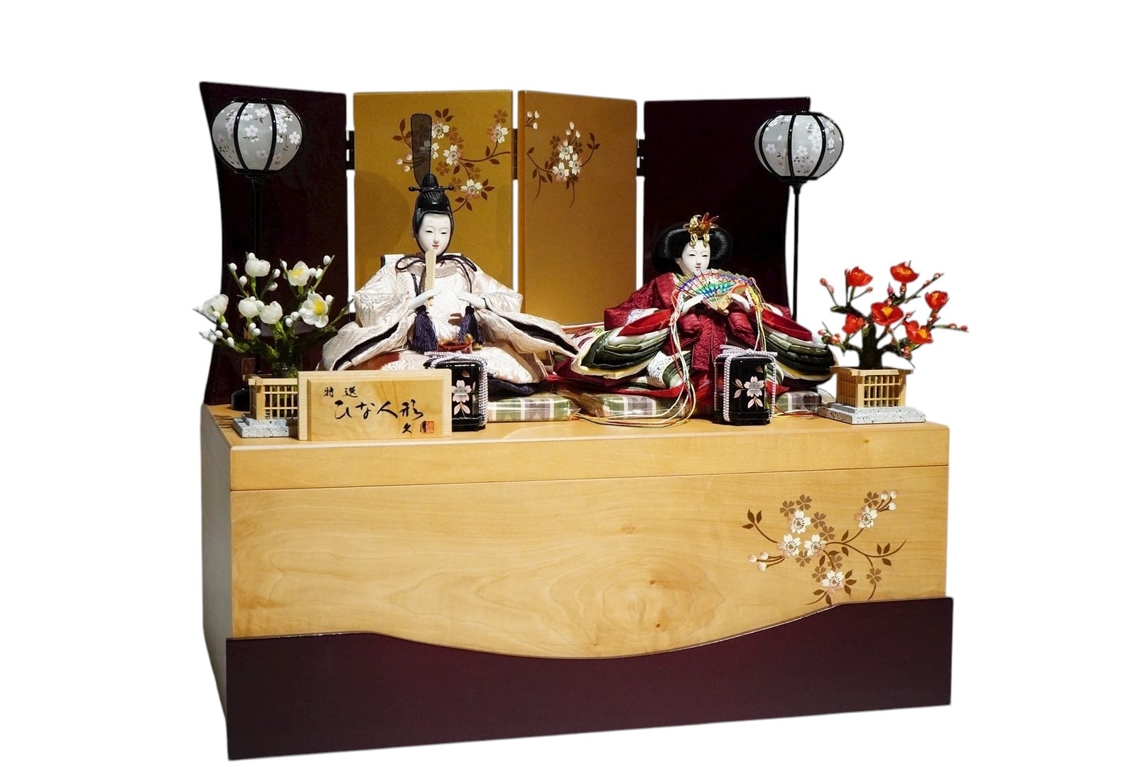 久月〉衣装着親王収納飾り〔22NA〕 | NAGANOYA ONLINESHOP
