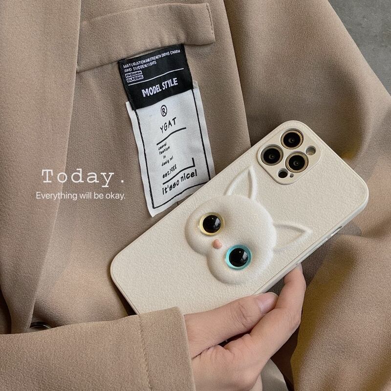 立体的 iPhone13 Proケース 猫ちゃん iPhone13 Pro Max/13 ケース