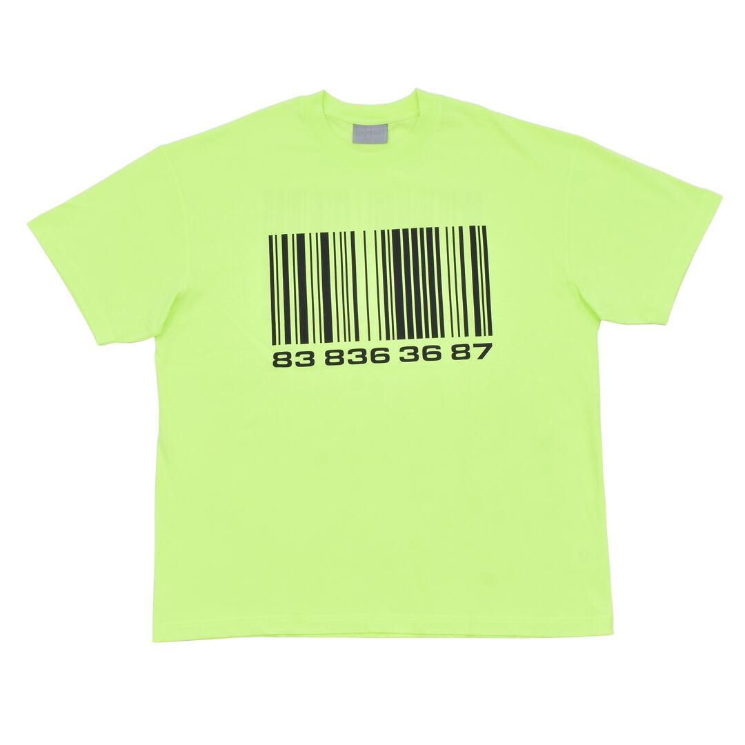 【VTMNTS】BIG BARCODE T-SHIRT | AYIN