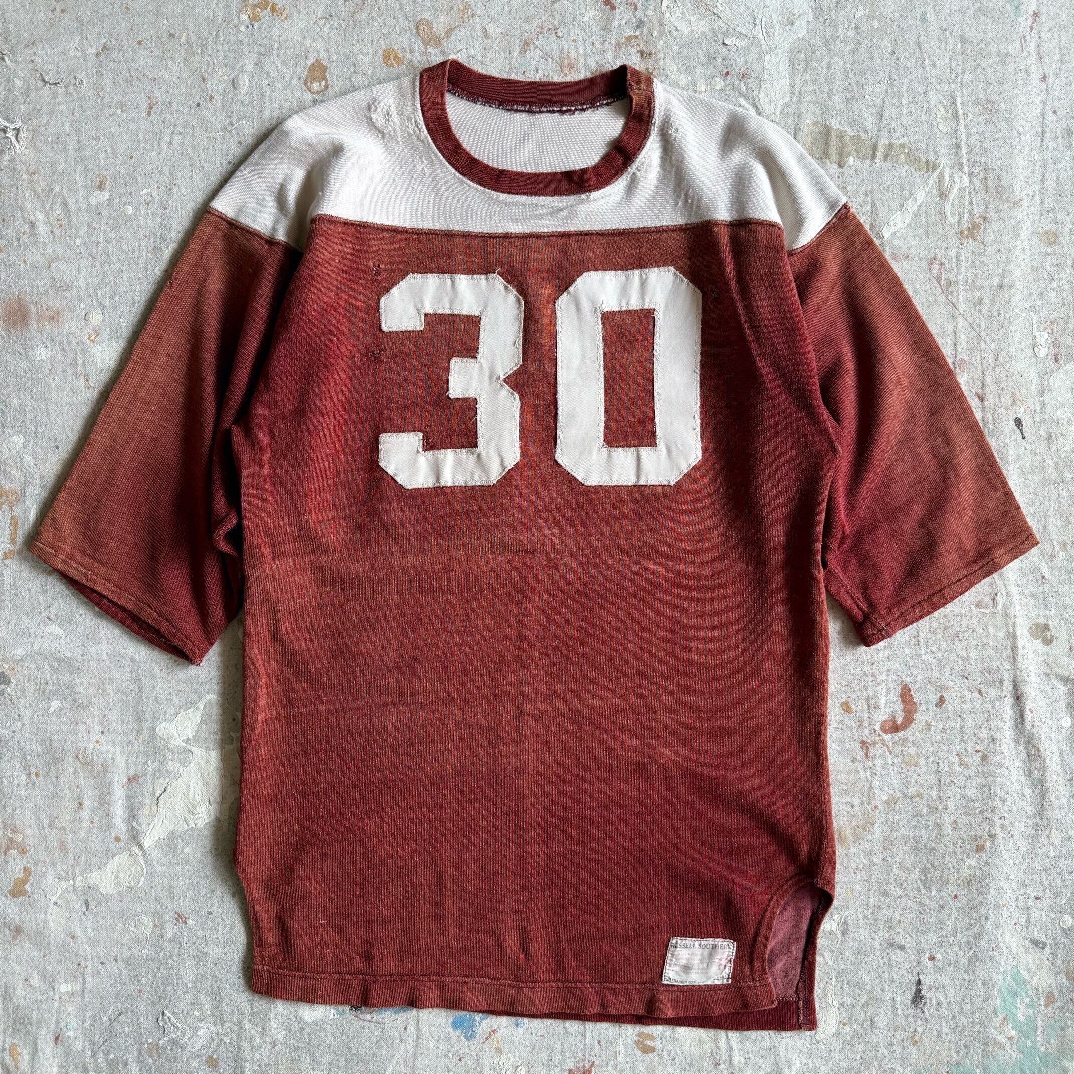 1960s RUSSELL Football Tee L位 Z211