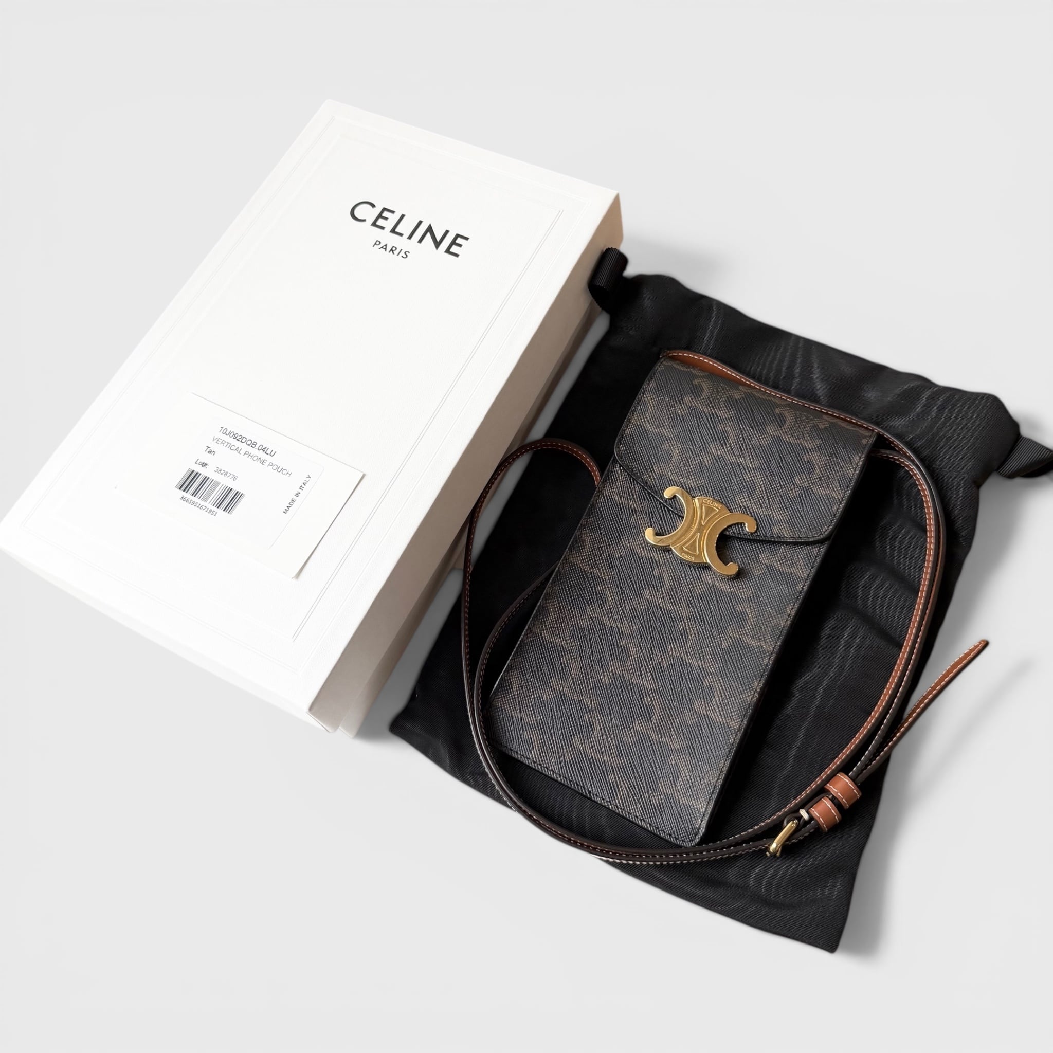 CELINE セリーヌ トリオンフ モバイルポーチ トリオンフ キャンバス