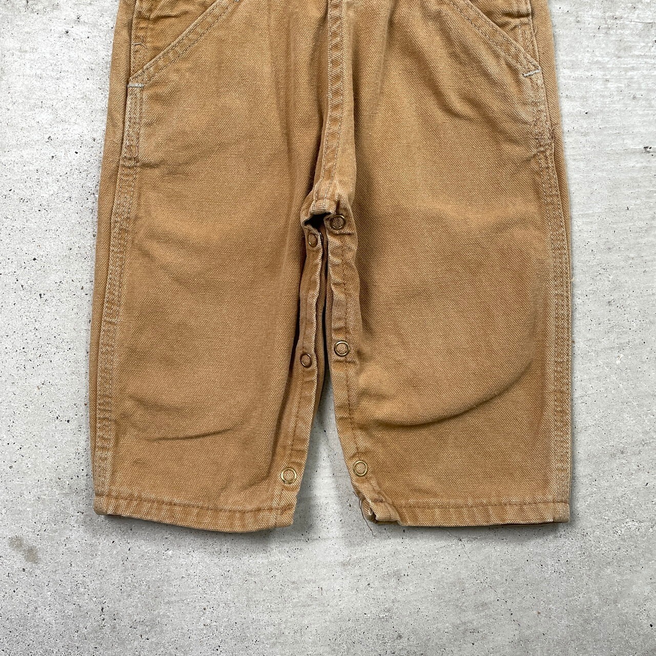 Kids】90年代 USA製 Carhartt カーハート ダック地 オーバーオール 