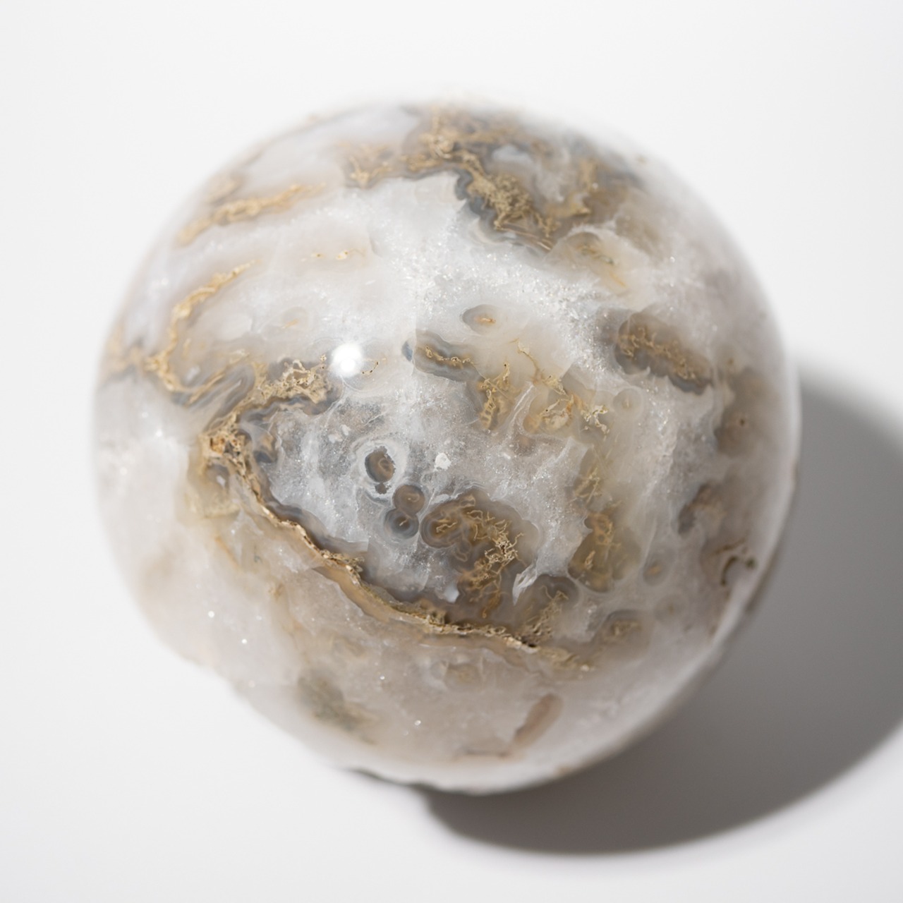 モスアゲート / スフィア【φ6.4cm】