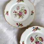 ケーキ皿　パステルカラーのお花　花リム　リモージュ 12twcs16