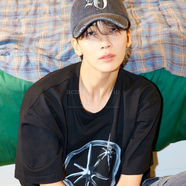 [ADLV] CREATURE PLANET LOGO SHORT SLEEVE T-SHIRT BLACK With JEONGHAN 正規品 韓国ブランド 韓国ファッション 韓国代行 韓国通販 ACME DE LA VIE アクメドラビ 日本