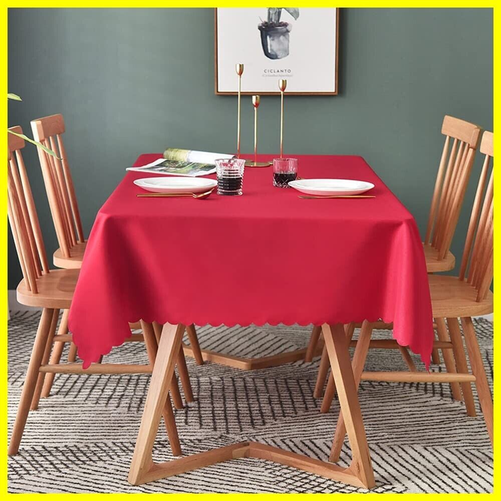 テーブルクロス テーブルクロス 100% コットン レッド ギンガム