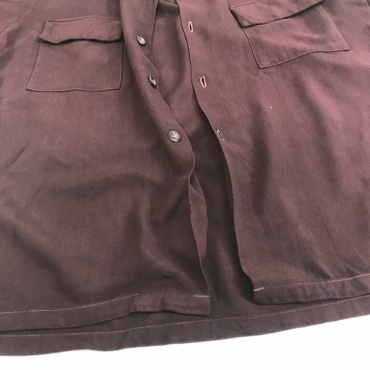 GEORGE STRAITH 50年代 ギャバシャツ ヴィンテージ ウール ギャバジン