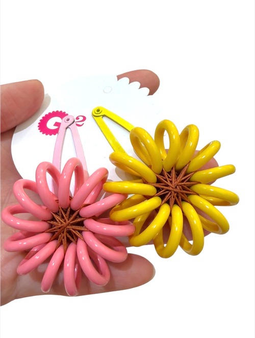 【9/27(日)21:00-9/30(水)12:00まで限定❣️】GYAN GYAN STYLE / FUN FLOWER ヘアクリップ2Pセット