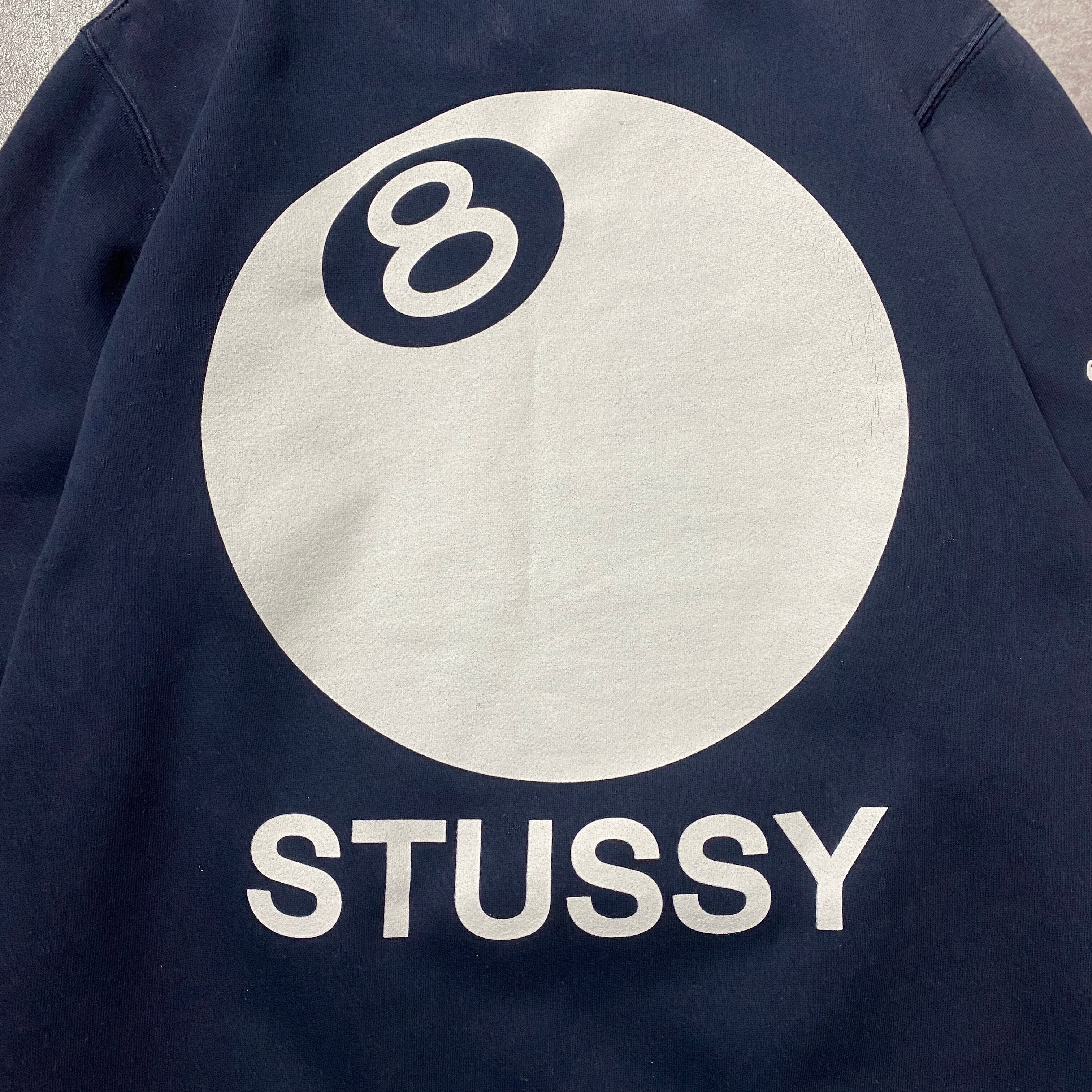 stussy ステューシー ランダムロゴプリント 8ボール バックプリント