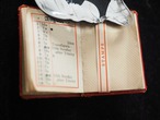 1932年のミニチュアスケジュール手帳(折れ、書き込みあり) 画像15