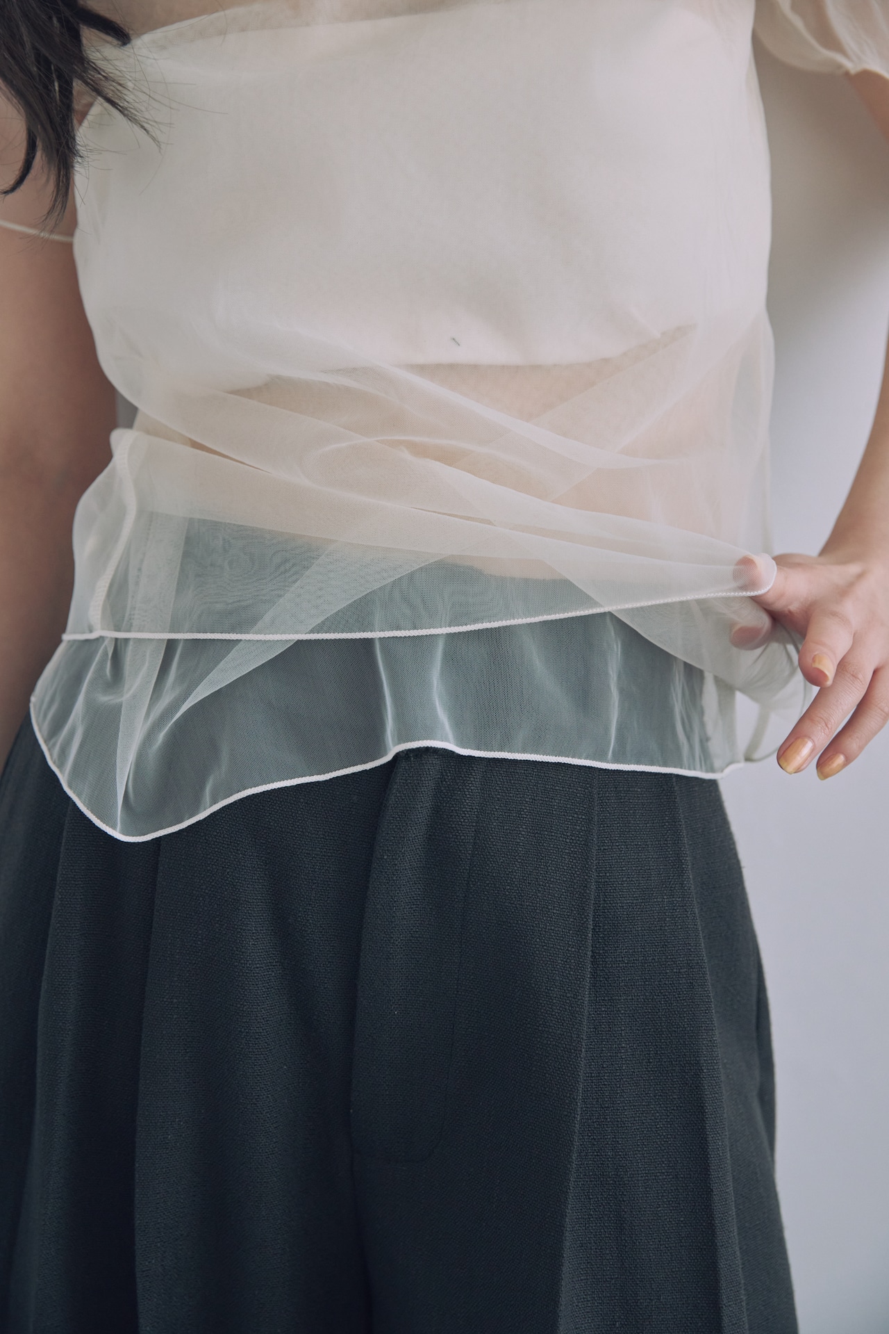 DU260511 Sheer Layered Tee
