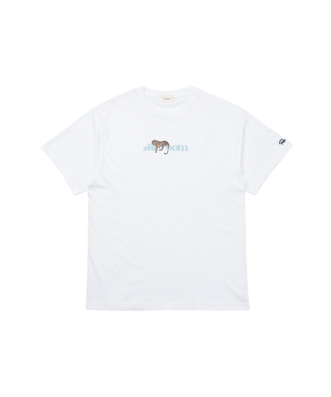 【#Re:room】SLEEPING TIGER LOGO PRINT T-SHIRTS［REC830］