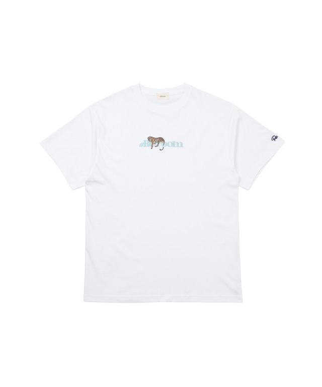 【#Re:room】SLEEPING TIGER LOGO PRINT T-SHIRTS［REC830］