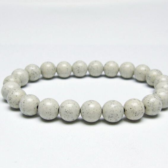 北投石 ブレスレット 9mm 一点物 メール便可 111-50318