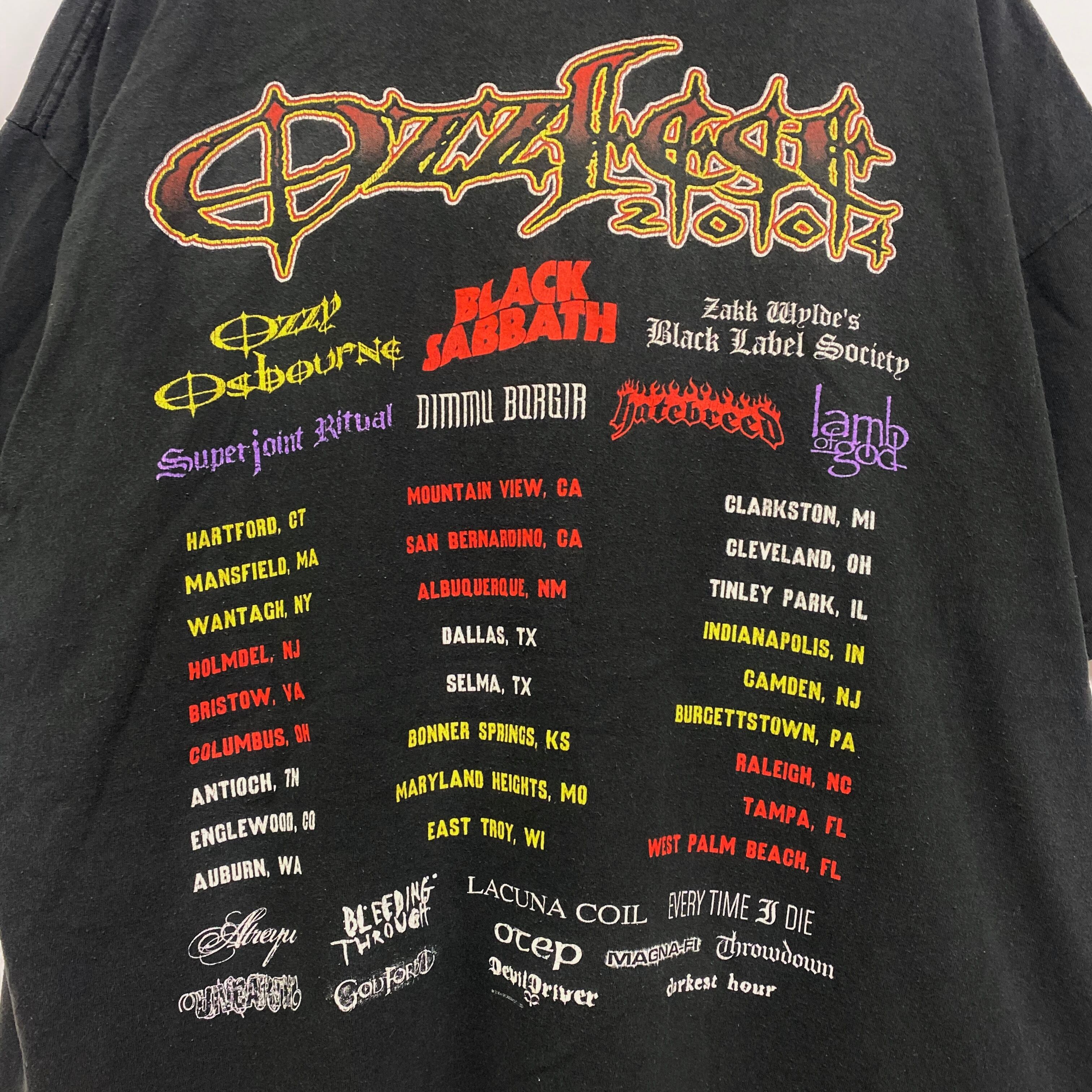 2004年 OZZY OSBOURNE オジーオズボーン バンドTシャツ メンズ2XL 古着