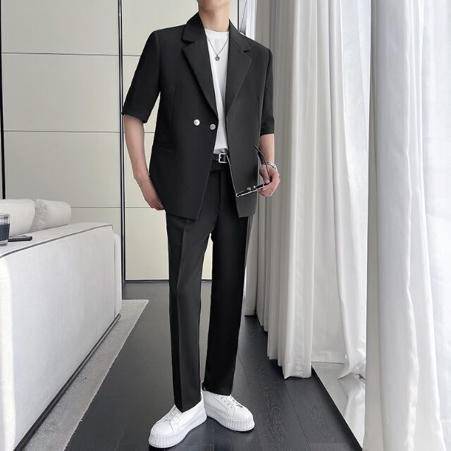 予約販売】2点セット スーツ パンツ メンズ セットアップ ジャケット