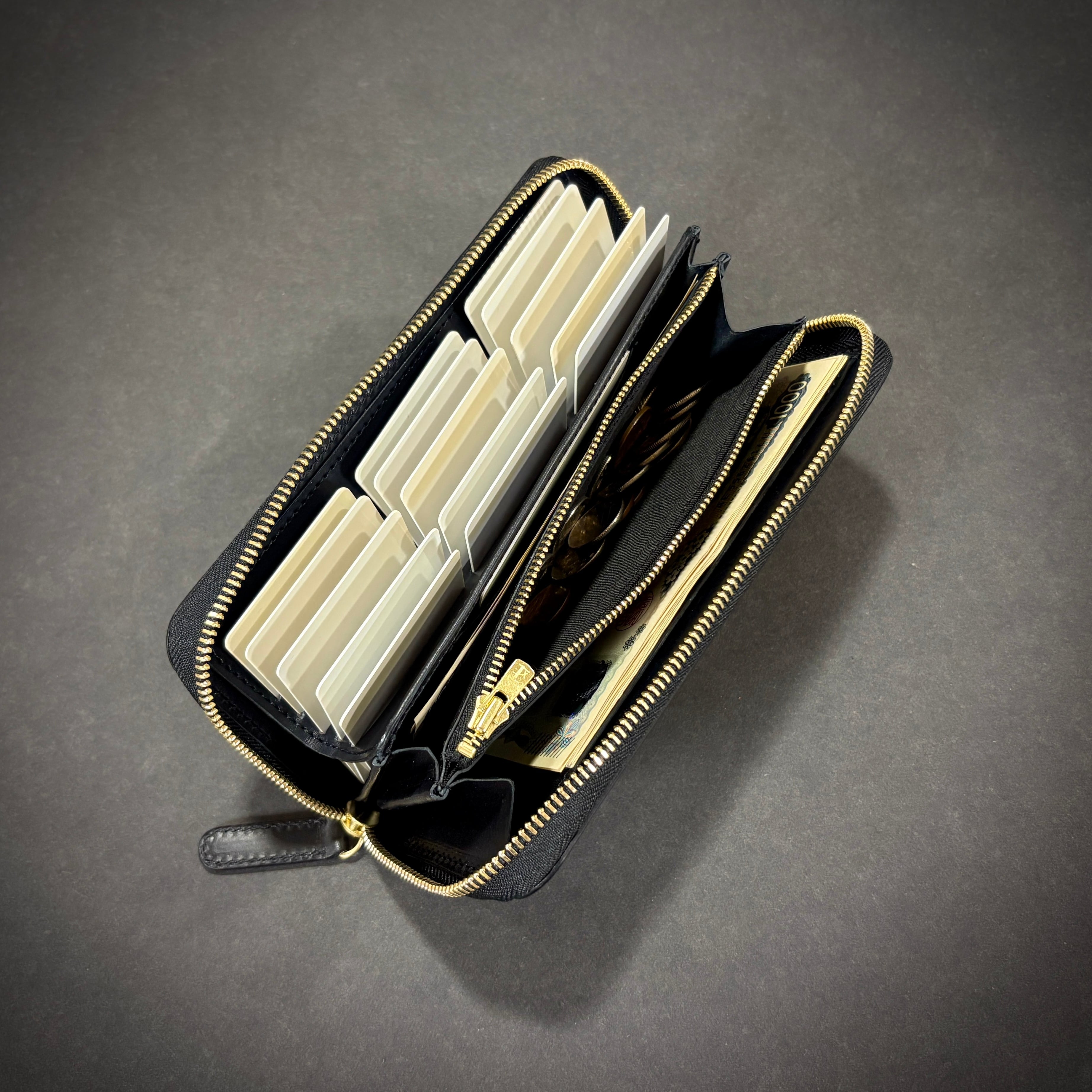 週末最終特価【希少・未使用に近い】マホガニー フルコードバンタング スタンプあり コードバンPat.Zip second | D.I.Y plus