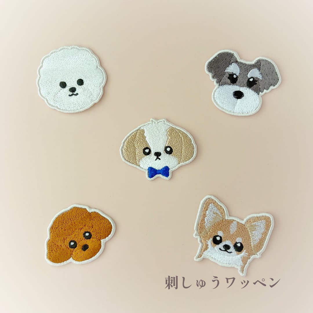 を豊富に品揃え 受注製作⚘handmade⚘ペロリ♪マルチーズ刺繍くるみ