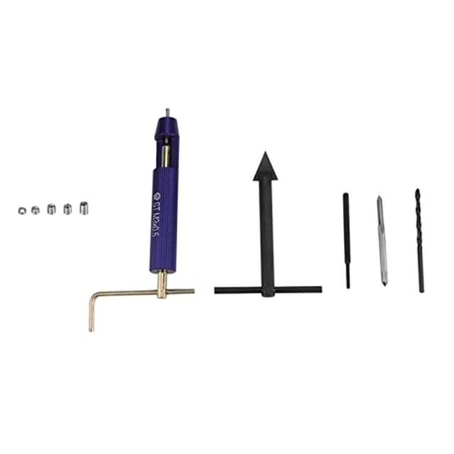 Hilitand ネジ穴補修キット M3 ねじインサート用 挿入工具 インサートセット ステンレス (M3×0.5×1-3D,50点セット)