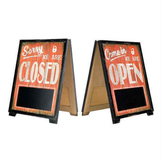 Frame Open/Closed Sign フレーム オープン クローズ サイン 看板 