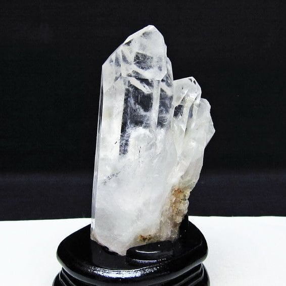 水晶 クラスター マダガスカル産 台座付属 水晶 原石 一点物 182-9376
