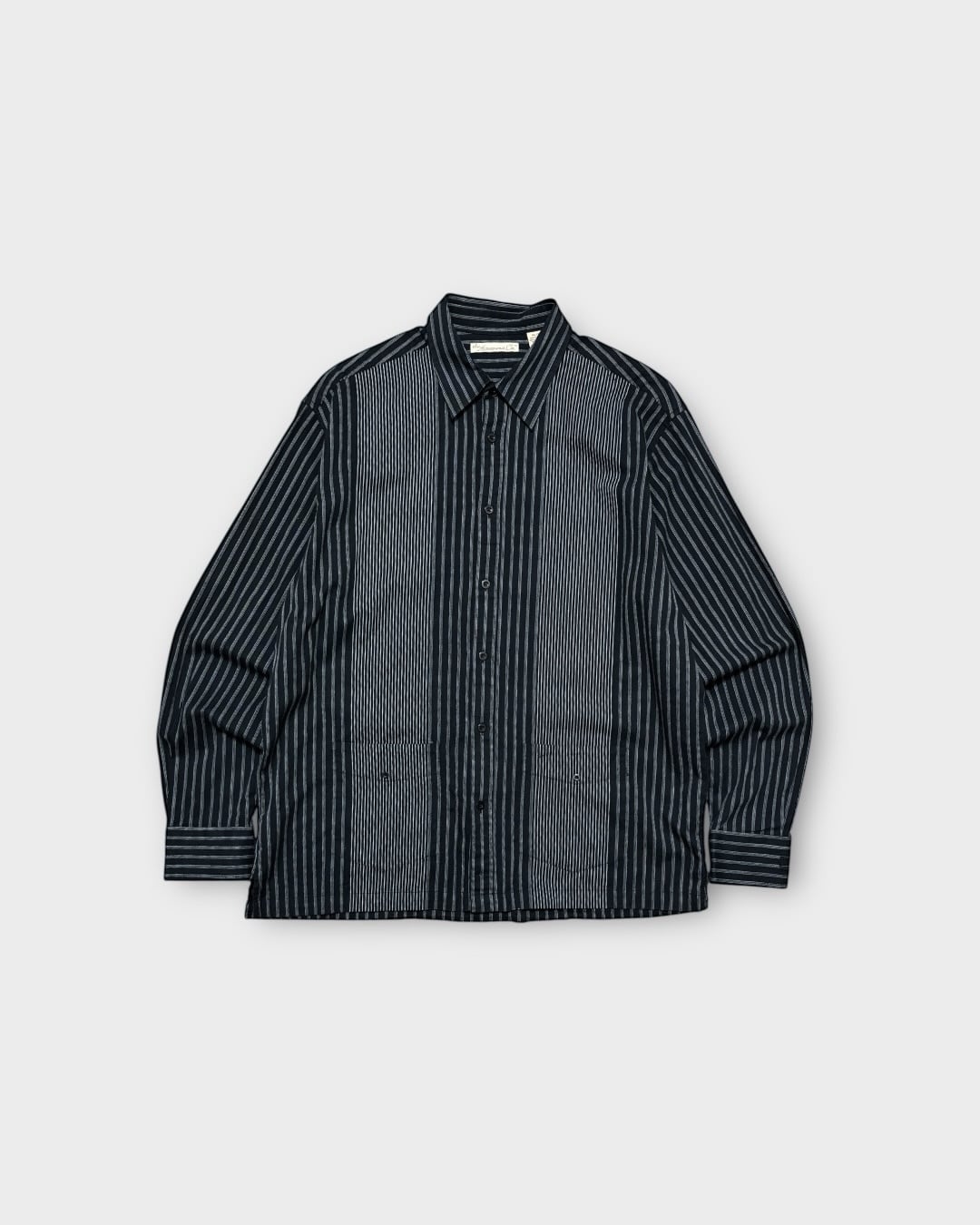 【Used】“the Havanera Co.” Stripe Cuban Shirt