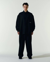 CA/W Flannel 2 Tuck Wide Easy Trousers