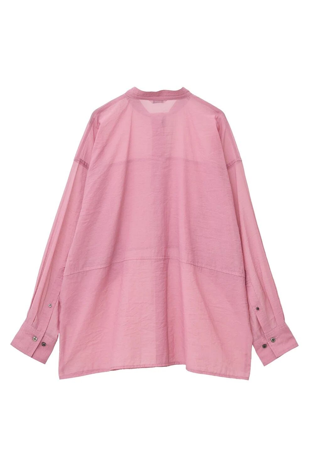 CLANE(クラネ) SHEER DOLMAN SHIRTS PINK | サウスオレンジ｜メンズ