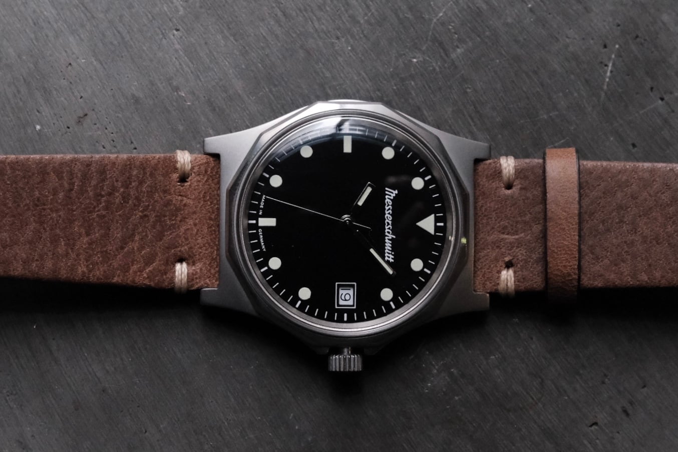 ドイツ製  ( made in germany ) MESSERSCHMITT（メッサーシュミット）腕時計 アリスト社 1907年創業 / ミリタリー  バウハウス