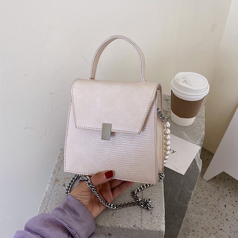 バッグ2020ニューウェーブインワイルドパールチェーンメッセンジャーバッグウエスタンファッションショルダースモールスクエアバッグ Tiancai_Wing_Bag7711514