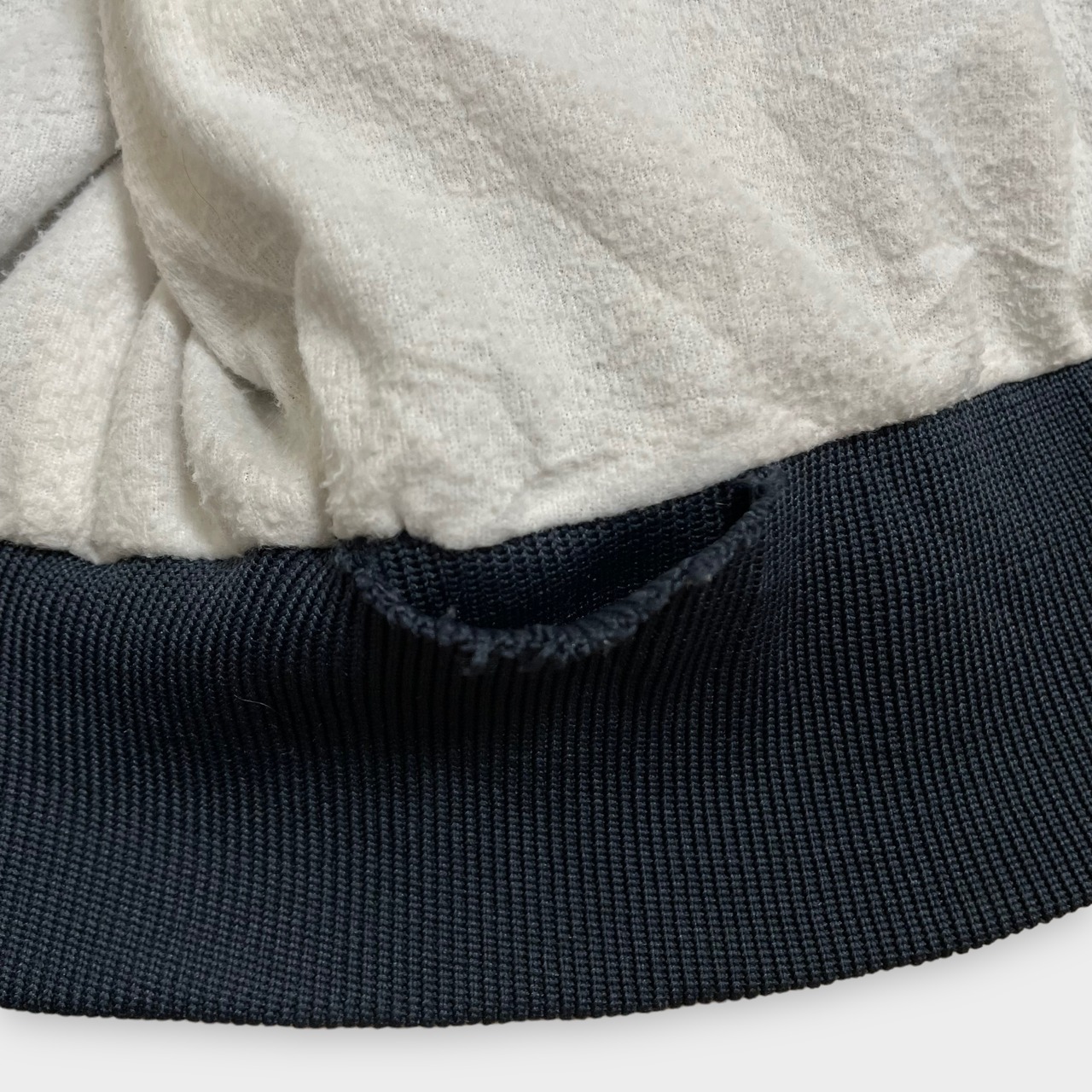 【AUBURN】90s USA製 スタジャン ブルゾン バックプリント ロゴ 高校 アメフト フットボール X-LARGE ビッグシルエット US古着