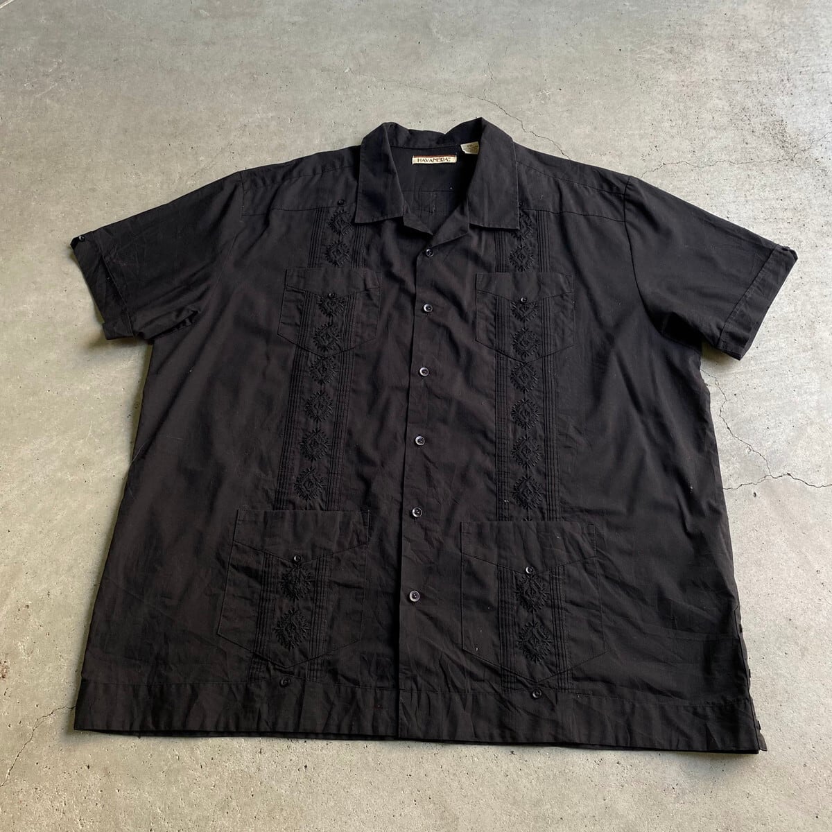 ビッグサイズ Havanera Co. 半袖 キューバシャツ メンズ2XL 古着