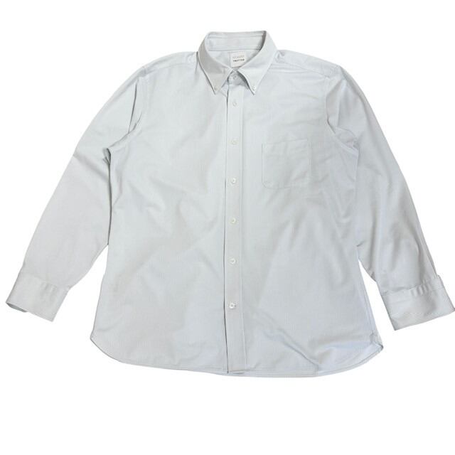 中古 マッキントッシュフィロソフィー トロッター ボタンダウンシャツ クリーニング済み TROTTER ストライプ柄 メンズ 大きいサイズ 3L 相当