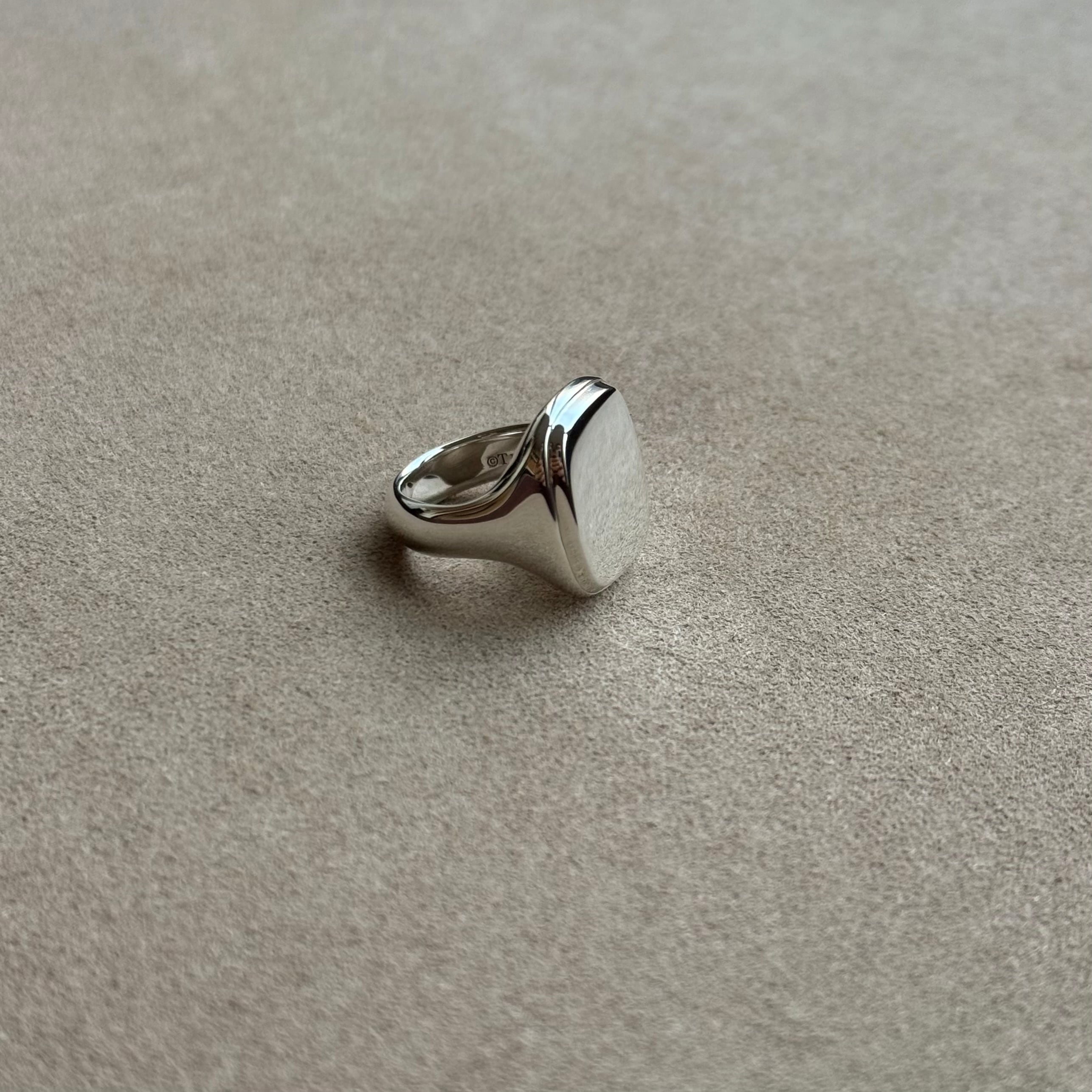tiffany&co.ティファニー＆コー square signet ring スクエア