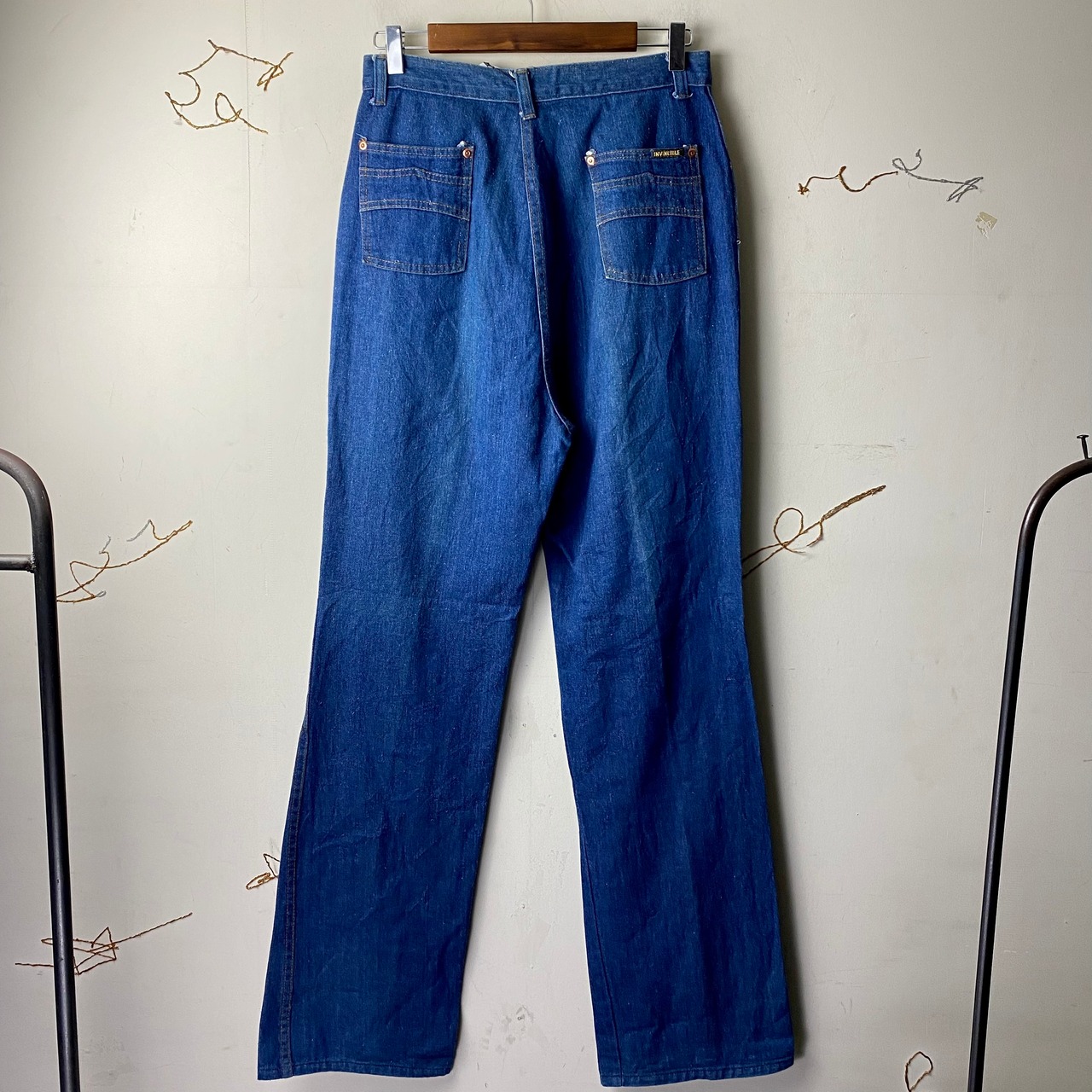 vintage 1970’s denim baggy pants