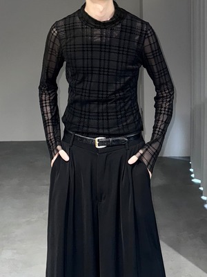 check second skin tops / black